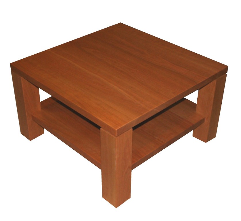 Quadratischer Couchtisch aus Holz