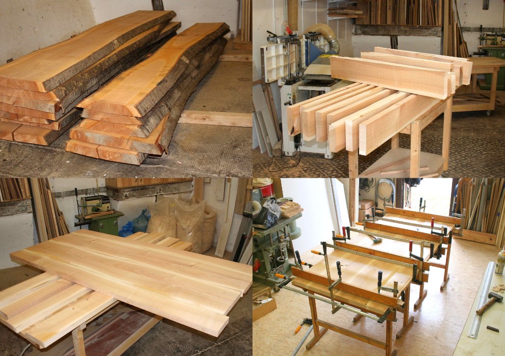 Auswahl und Vorbereitung der Kirschbaum-Holzbretter
